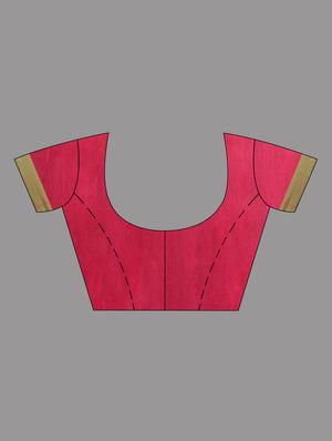 self design handloom saree with blouse - 18248016 - Standard Image - 5