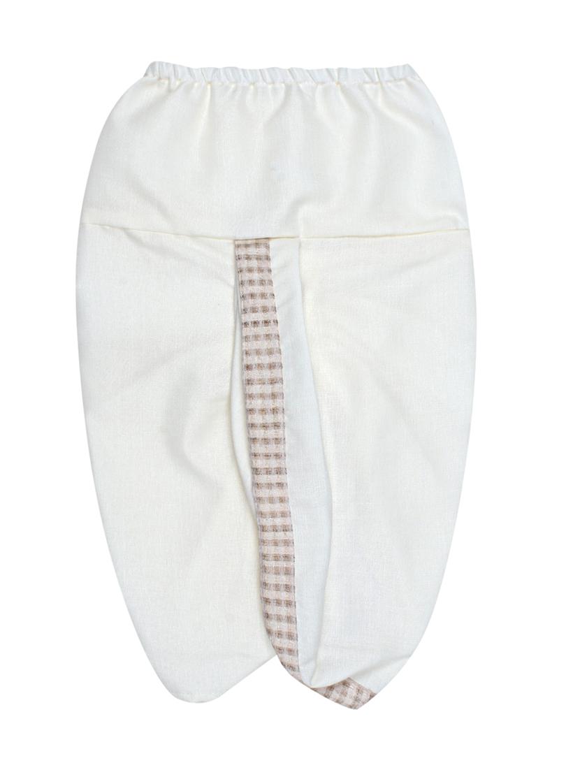 white dhoti kurta set - 18248520 - Zoom Image - 4