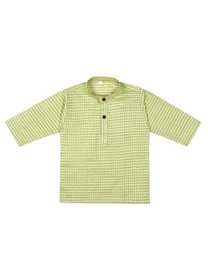 green dhoti kurta set - 18248522 - Standard Image - 3