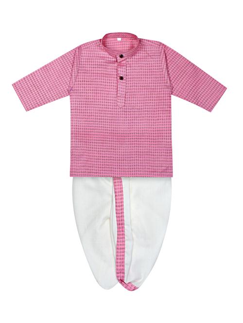 pink dhoti kurta set - 18248523 - Standard Image - 1