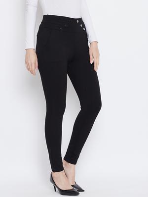 solid mid rise ankle length jegging - 18248834 - Standard Image - 3