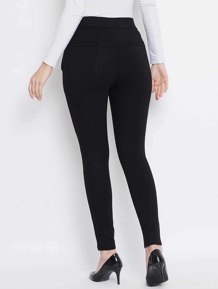 solid mid rise ankle length jegging - 18248834 - Zoom Image - 4