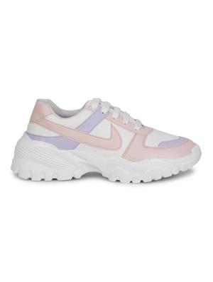 pink patent leather laceup sneakers - 18249800 - Standard Image - 3