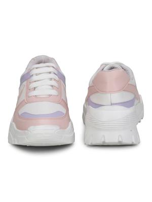 pink patent leather laceup sneakers - 18249800 - Standard Image - 4