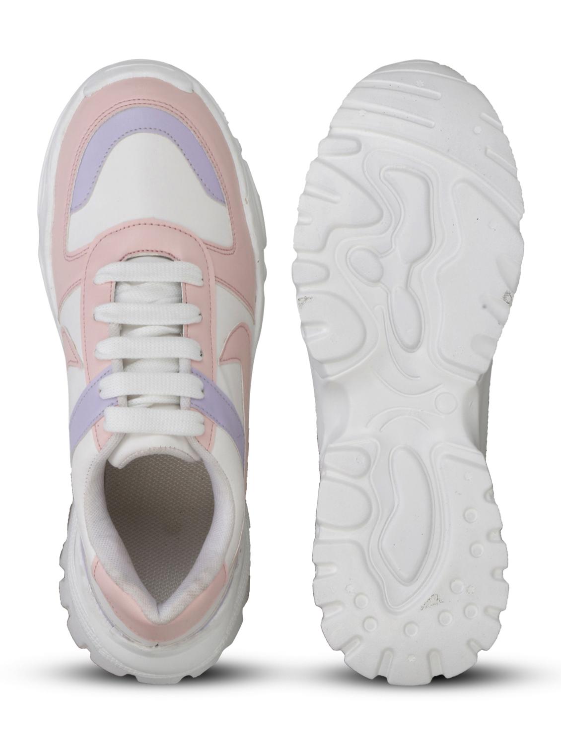 pink patent leather laceup sneakers - 18249800 - Zoom Image - 5