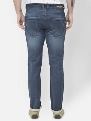 blue solid washed jean - 18250557 - Standard Image - 4