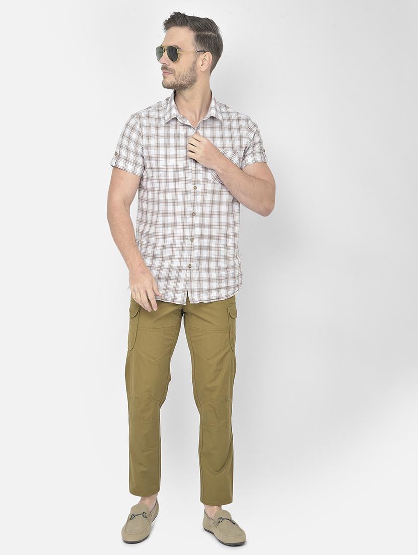 gold solid cargos casual trouser - 18250570 - Zoom Image - 5