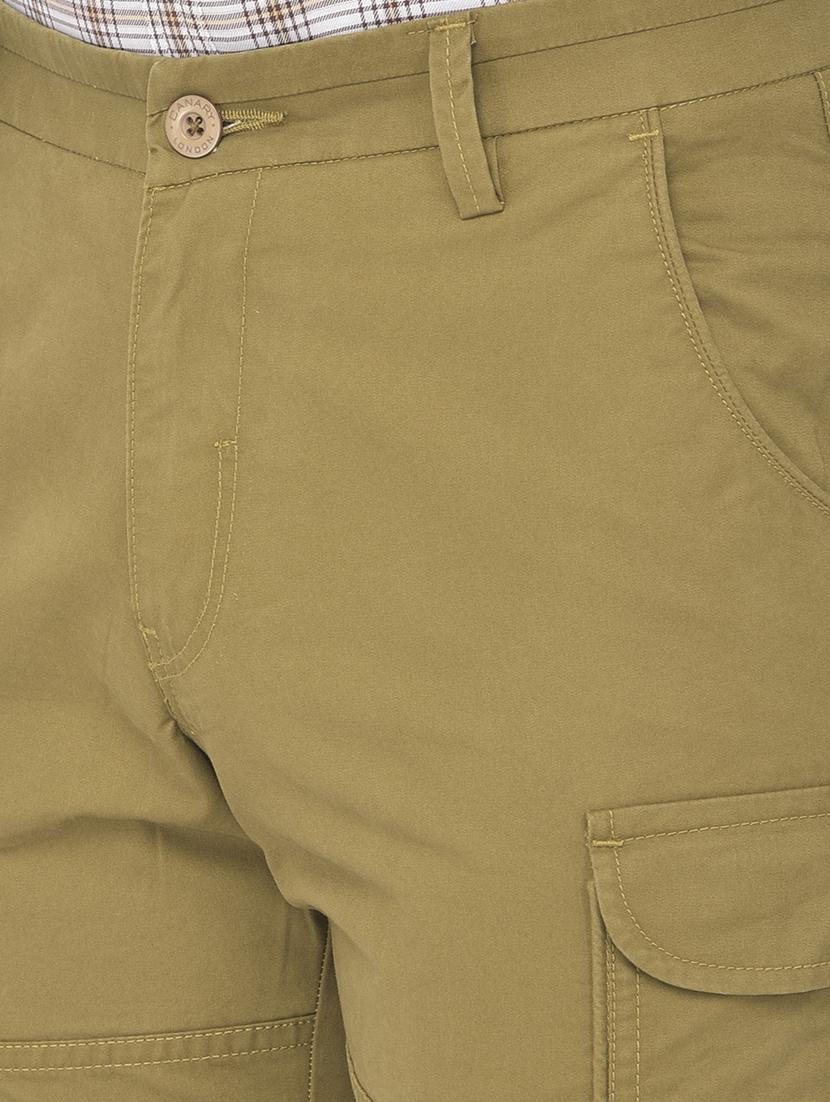 gold solid cargos casual trouser - 18250570 - Zoom Image - 6
