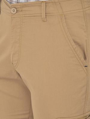 orange solid cargos casual trouser - 18250573 - Standard Image - 6