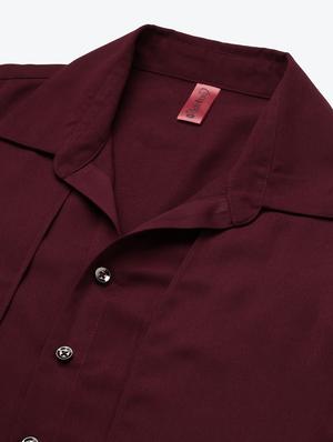 shirt collar solid top and trouser set - 18251547 - Standard Image - 5