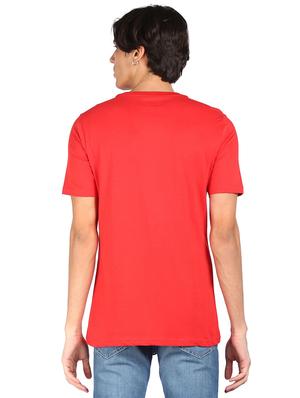 blue chest-printed t-shirt - 18251647 - Standard Image - 3