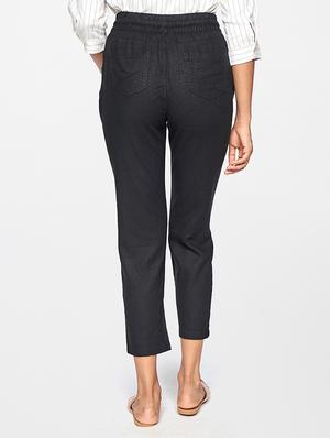 mid rise solid others trouser - 18252935 - Standard Image - 3