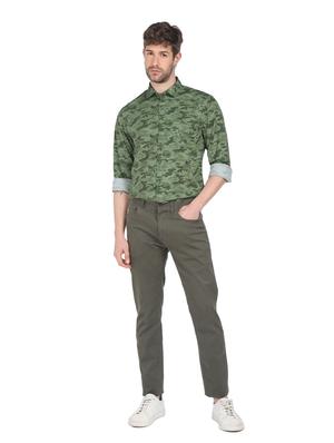 green camouflage casual shirt - 18254447 - Standard Image - 4