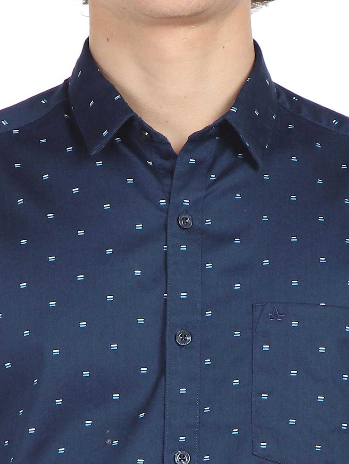 blue printed casual shirt - 18254956 - Zoom Image - 6
