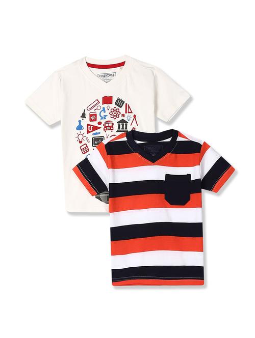 v-neck graphic t-shirt - 18255550 - Very Small Image - 1