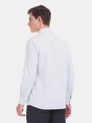 white striped formal shirt - 18256636 - Standard Image - 4