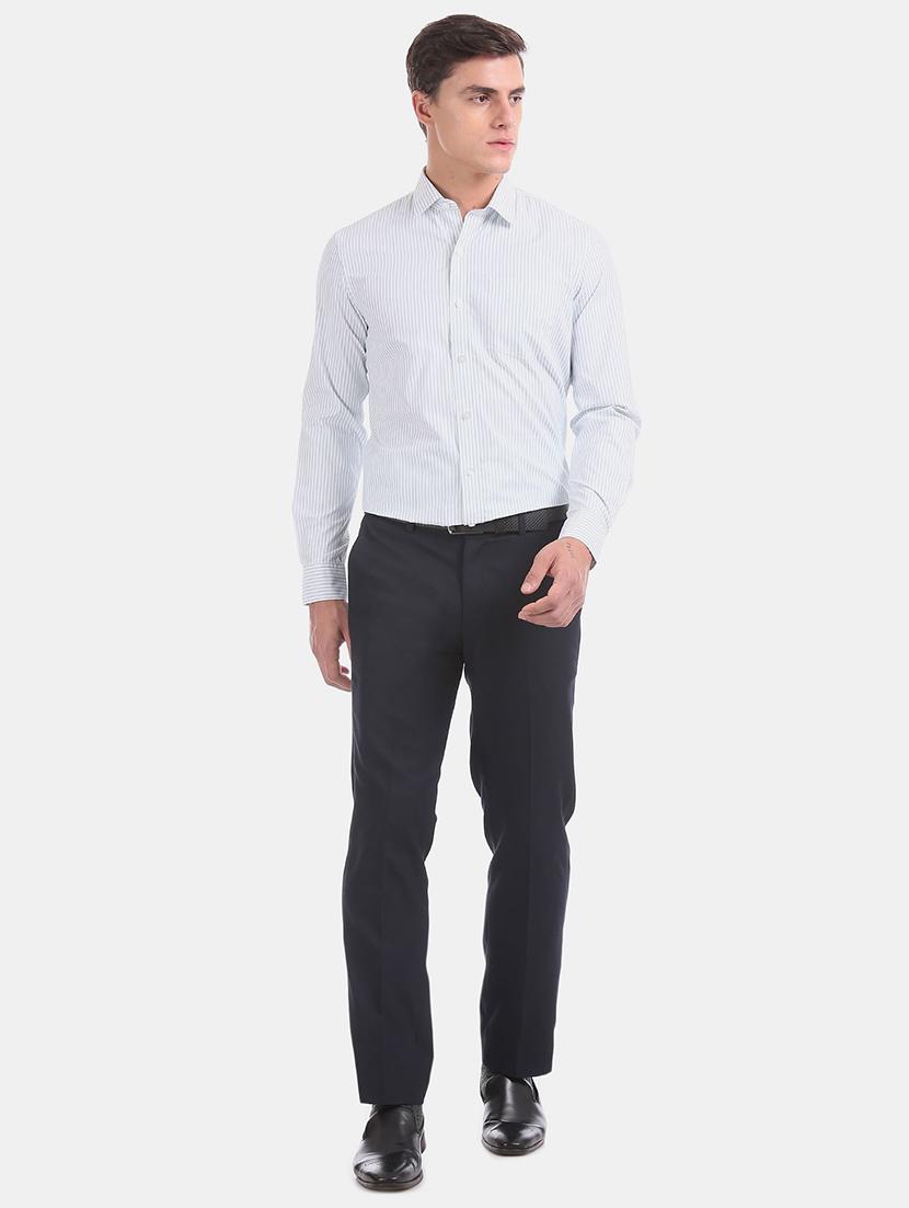 white striped formal shirt - 18256636 - Zoom Image - 5