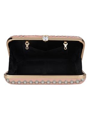 pink cotton polyester blend regular clutch - 18257428 - Standard Image - 3
