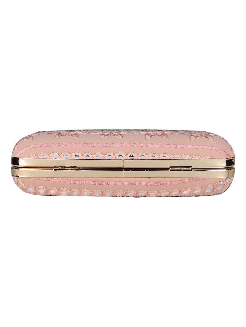 pink cotton polyester blend regular clutch - 18257428 - Zoom Image - 5