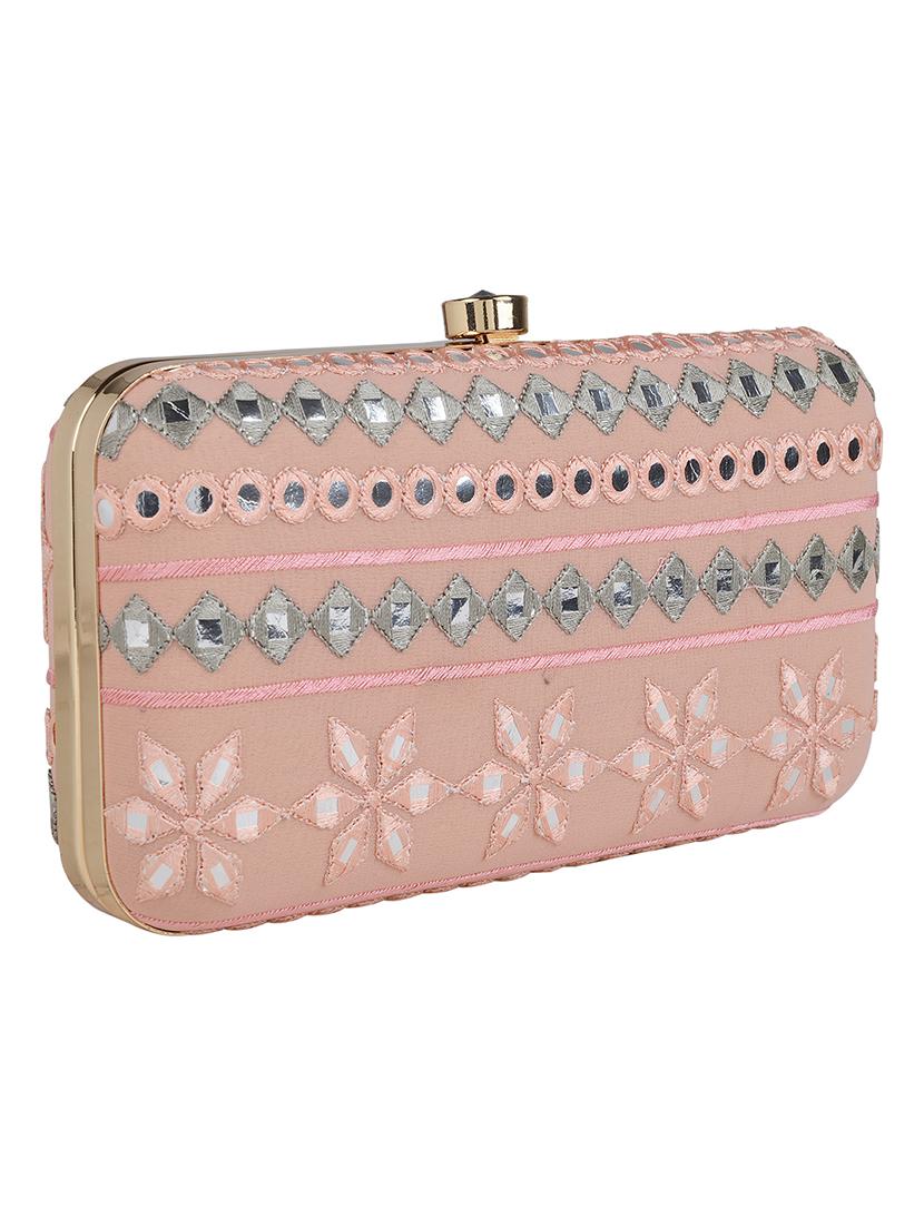 pink cotton polyester blend regular clutch - 18257428 - Zoom Image - 6