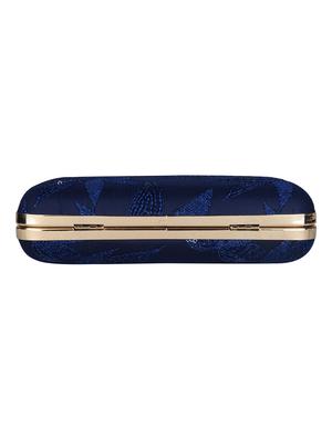 blue cotton polyester blend regular clutch - 18257431 - Standard Image - 5