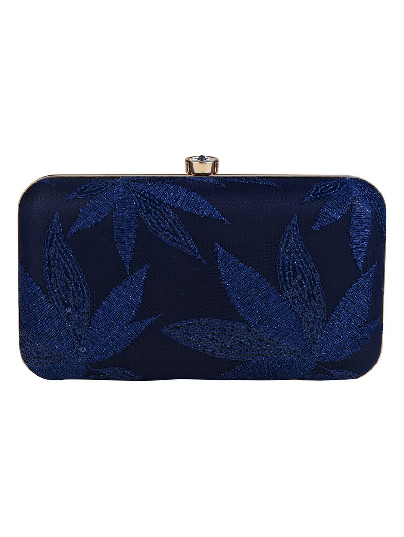 blue cotton polyester blend regular clutch - 18257431 - Zoom Image - 2