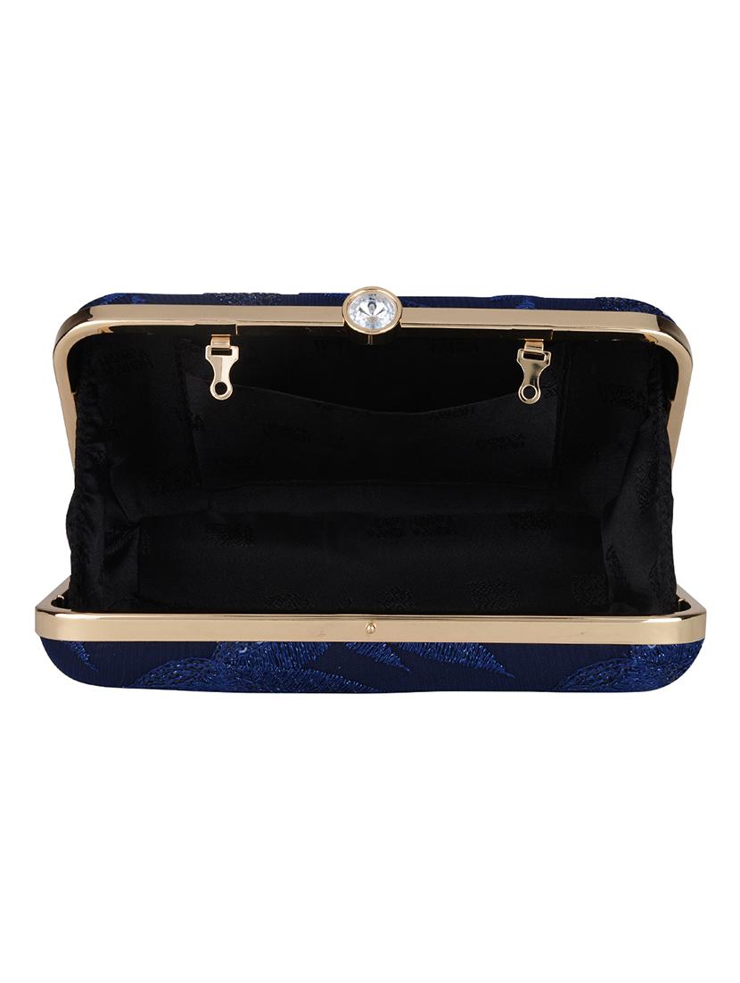 blue cotton polyester blend regular clutch - 18257431 - Zoom Image - 3