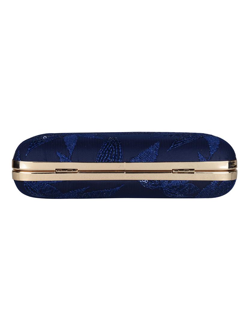 blue cotton polyester blend regular clutch - 18257431 - Zoom Image - 5