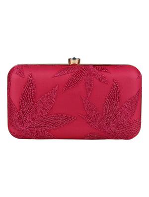 pink cotton polyester blend regular clutch - 18257434 - Standard Image - 2
