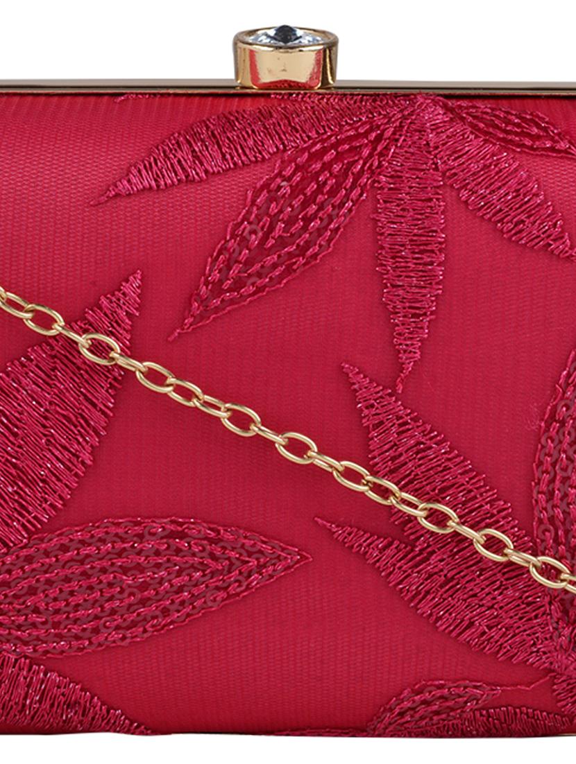 pink cotton polyester blend regular clutch - 18257434 - Zoom Image - 4