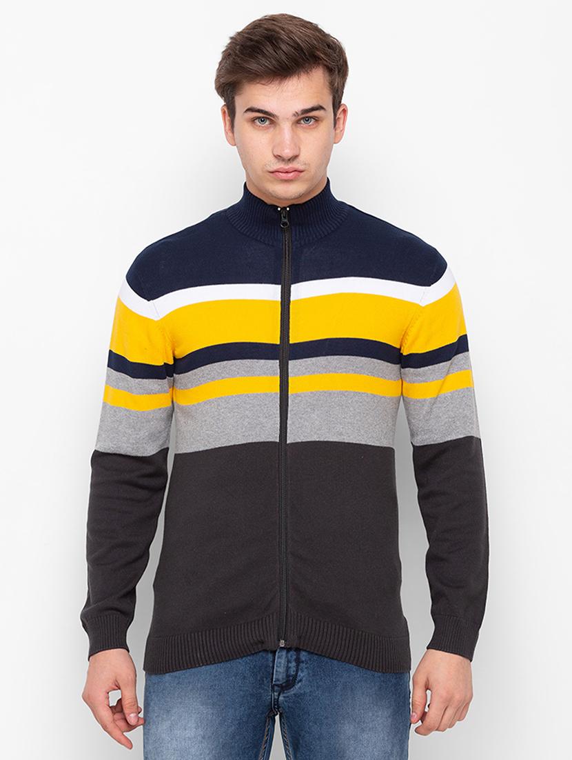 grey striped pullover - 18259421 - Zoom Image - 1