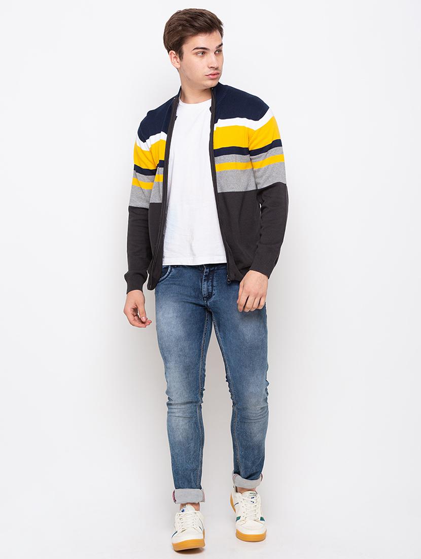 grey striped pullover - 18259421 - Zoom Image - 5