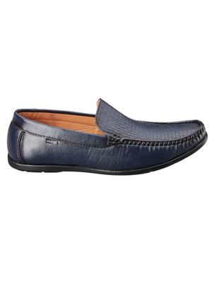 navy synthetic slip on loafers - 18259652 - Standard Image - 2