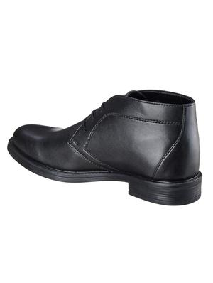 black synthetic lace up boots - 18259670 - Standard Image - 3