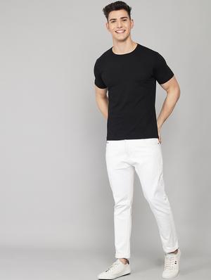 black solid t-shirt - 18260880 - Standard Image - 5