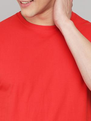 red solid t-shirt - 18260881 - Standard Image - 6