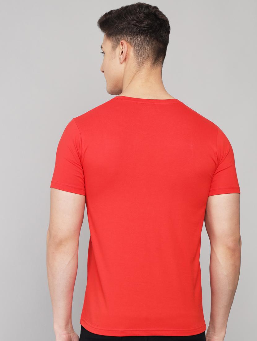 red solid t-shirt - 18260881 - Zoom Image - 3