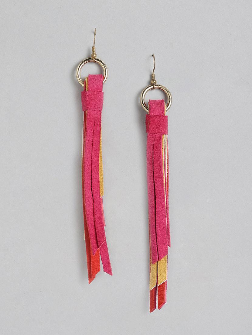 pink rubber drop earring - 18261429 - Zoom Image - 1