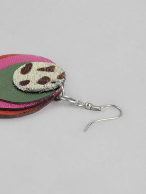 red rubber drop earring - 18261432 - Standard Image - 2