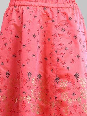 beige printed lehnga choli - 18261896 - Standard Image - 5