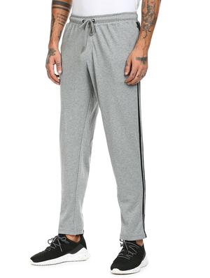 grey solid track pant - 18262247 - Standard Image - 2