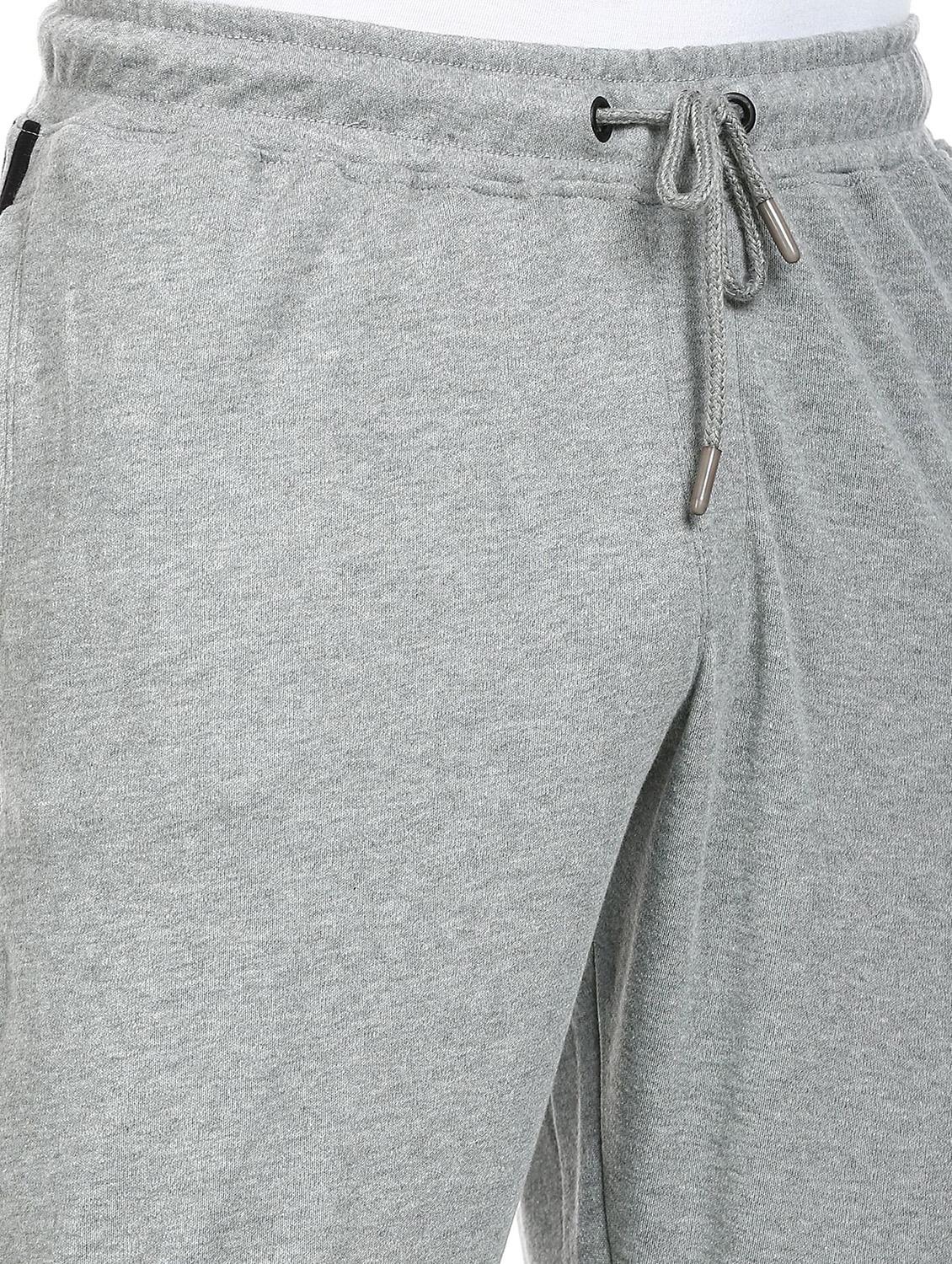 grey solid track pant - 18262247 - Zoom Image - 6