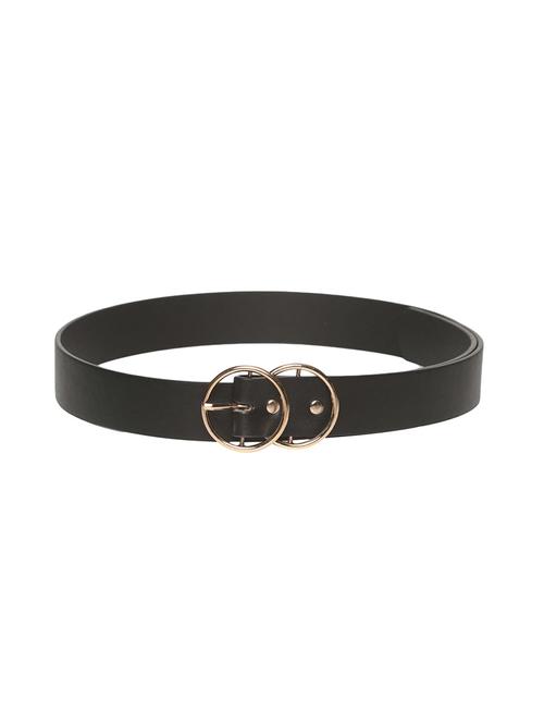 black synthetic leather) belt - 18262615 - Standard Image - 1