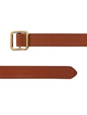 brown synthetic leather) belt - 18262661 - Standard Image - 3