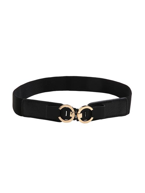 black synthetic leather) belt - 18262730 - Standard Image - 1