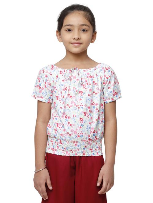 white printed regular tee - 18263115 - Standard Image - 1