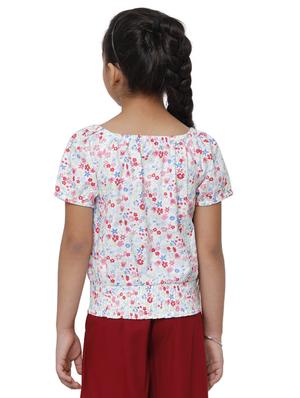 white printed regular tee - 18263115 - Standard Image - 4