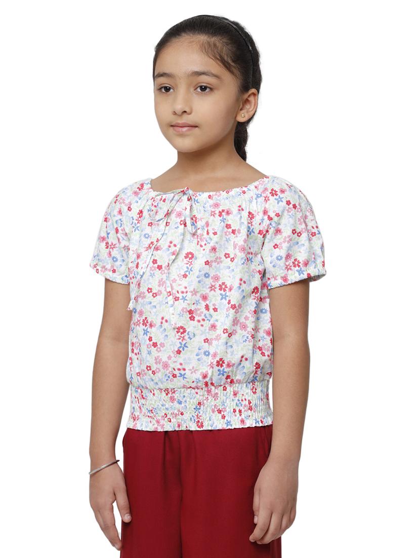white printed regular tee - 18263115 - Zoom Image - 2