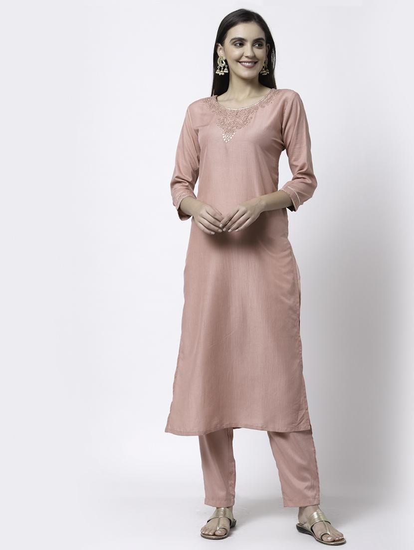 peach suit set - 18263241 - Zoom Image - 2