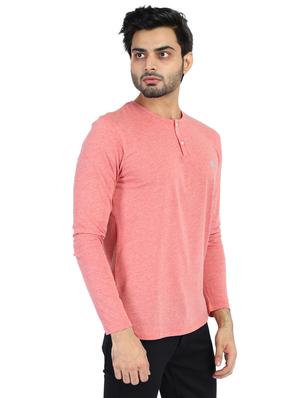 pink melange t-shirt - 18269035 - Standard Image - 2